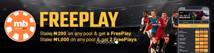 MerryBet freeplay