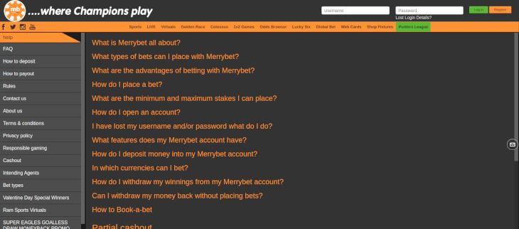 MerryBet FAQ