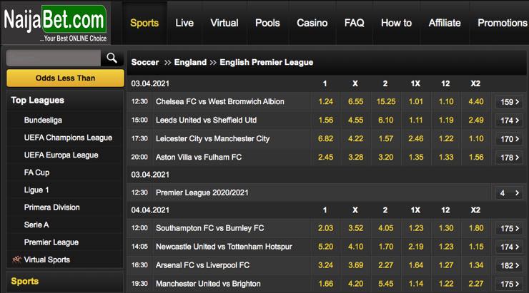 Naijabet Sportsbook